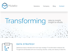 Tablet Screenshot of mutatioinc.com